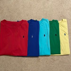 BUNDLE - 5 Polo Ralph Lauren T-Shirts USED